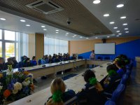 Встреча студентов колледжа с ведущим специалистом приемной комиссии Санкт-Петербургского государственного университета промышленных технологий и дизайна