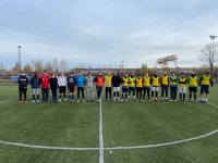 Товарищеский футбольный матч между ПСК и СК "Темп