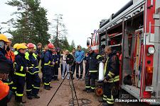 Полевой молодежный лагерь «Юный пожарный» в окрестностях г. Коувола, Финляндия