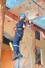 Заключительный день компетенции "Спасательные работы" Чемпионата «Профессионалы» в Пожарно-спасательном колледже