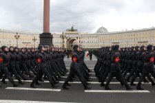 Первая репетиция Парада Победы на Дворцовой площади 2024