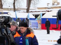 Главное управление МЧС по Санкт-Петербургу провели зимние тренировки.