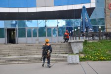 Пожарно-тактические учения в Невском районе Санкт-Петербурга