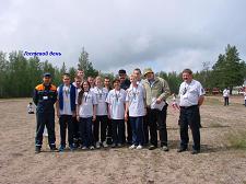 Летний лагерь юных пожарных в Утти (г.Коувала)