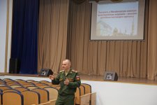 Профориентационная встреча с представителем Михайловской военно-артиллерийской академии
