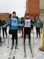 В лыжных гонкам на первенство колледжей «Юность России»- ПЕРВЫЕ!