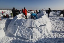 Конкурс-фестиваль по строительству снежных хижин «ИГЛУ ПСК- 2024»