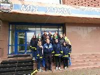 Команда юных добровольных пожарных из Юго-Восточной Финляндии посетила Санкт-Петербургский центр подготовки спасателей
