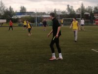 Футбольный матч между сборной командой обучающихся и педагогами