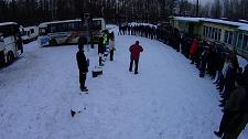Лыжный пробег в Невском лесопарке.