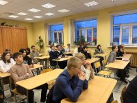 Профориентационная встреча со школьниками из 104 школы Выборгского района г.Санкт-Петербурга