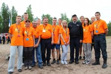 Студенты колледжа в полевом молодежном лагере «Юный пожарный» (Финляндия)
