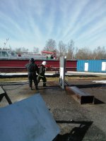 Обучение работе с системой пожаротушения с гидроабразивной резкой «Кобра»