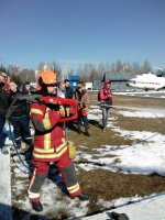 Обучение работе с системой пожаротушения с гидроабразивной резкой «Кобра»