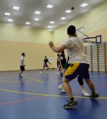 Товарищеская игра по баскетболу ПСК и МТА им. Синявина