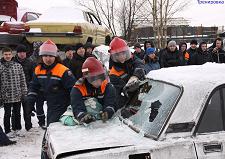 Соревнования по проведению аварийно-спасательных работ при ликвидации чрезвычайных ситуаций на автомобильном транспорте