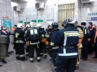 Пожарно-тактические учения на объектах метрополитена, проводимых ГУ МЧС России.