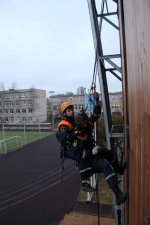 Aттестация студентов Санкт-Петербургского Пожарно-спасательного колледжа