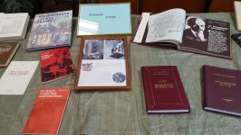 Выставка книг из коллекции заведующего отделением "Пожарная безопасность" Шклярика Владимира Алексеевича.