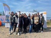 Участие студентов отделения РИПК в X международной экологической акции «Чистый берег»